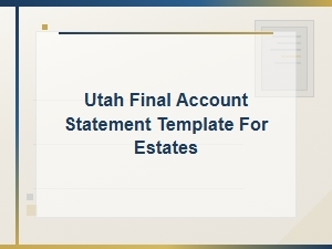 Utah Estate Asset Inventory Checklist