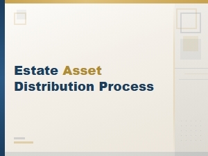 Estate Asset Distribution and Debt Management